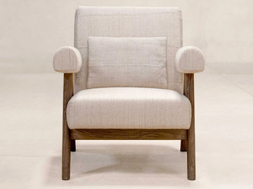 KESA SAND - Fabric armchair with armrests by Phantom Hands - view 2